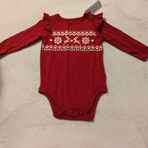 🎈5/$20🎈 Garanimals Girl's Long Sleeve Onesie - Picture 2 of 10